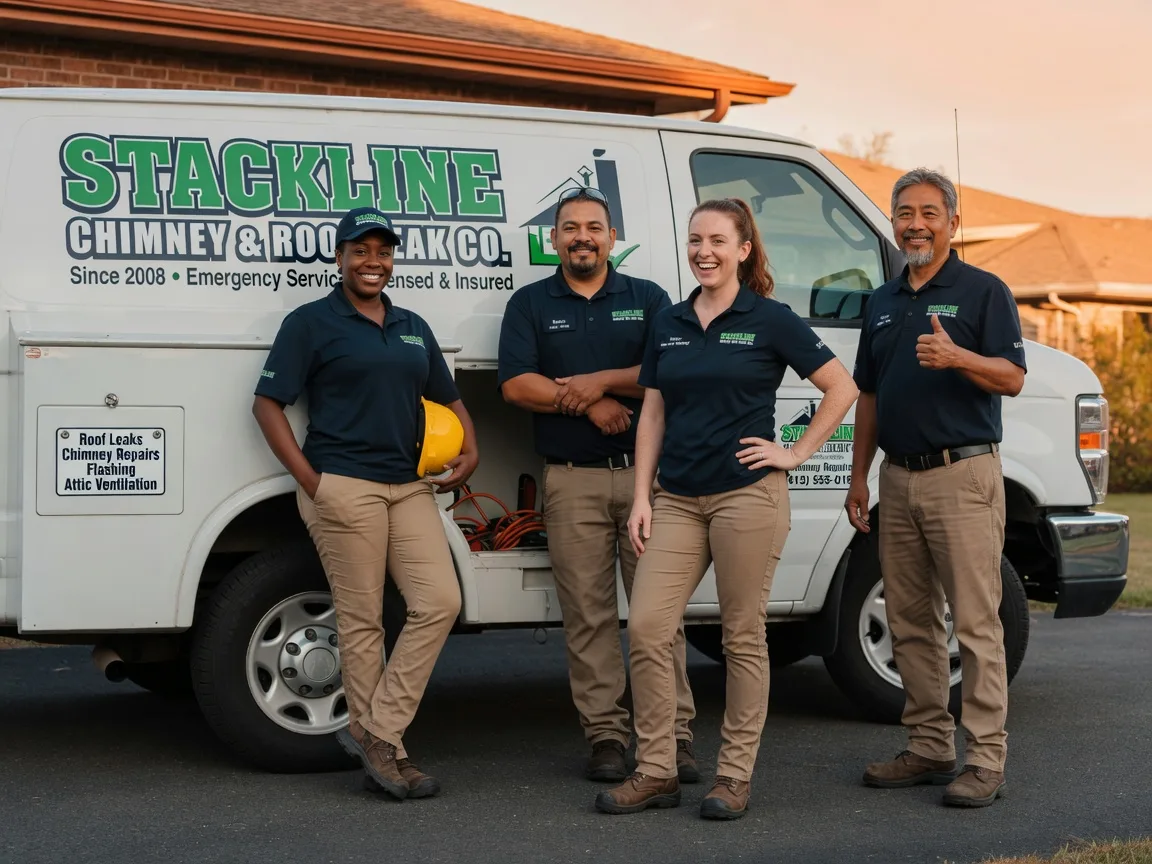 Chimney flashing repair company in Brownsville, CA